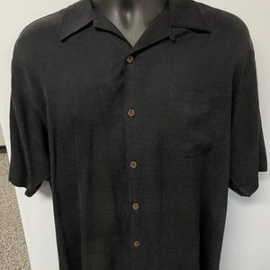 Men's Tommy Bahama 100% Silk Short Sleeve Shirt (Size Large)